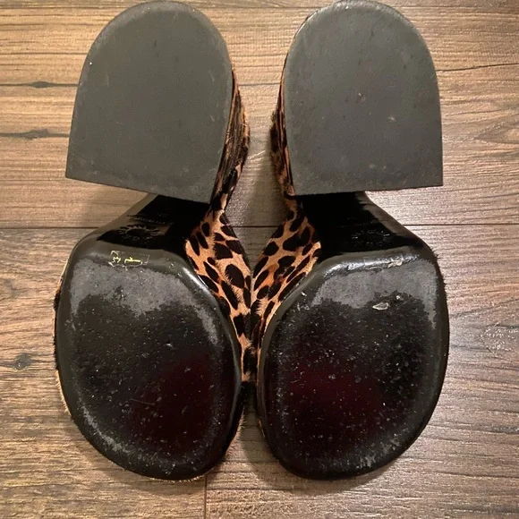 Simon Miller Animal Print Cheetah Platform Sandals - Picture 6 of 7